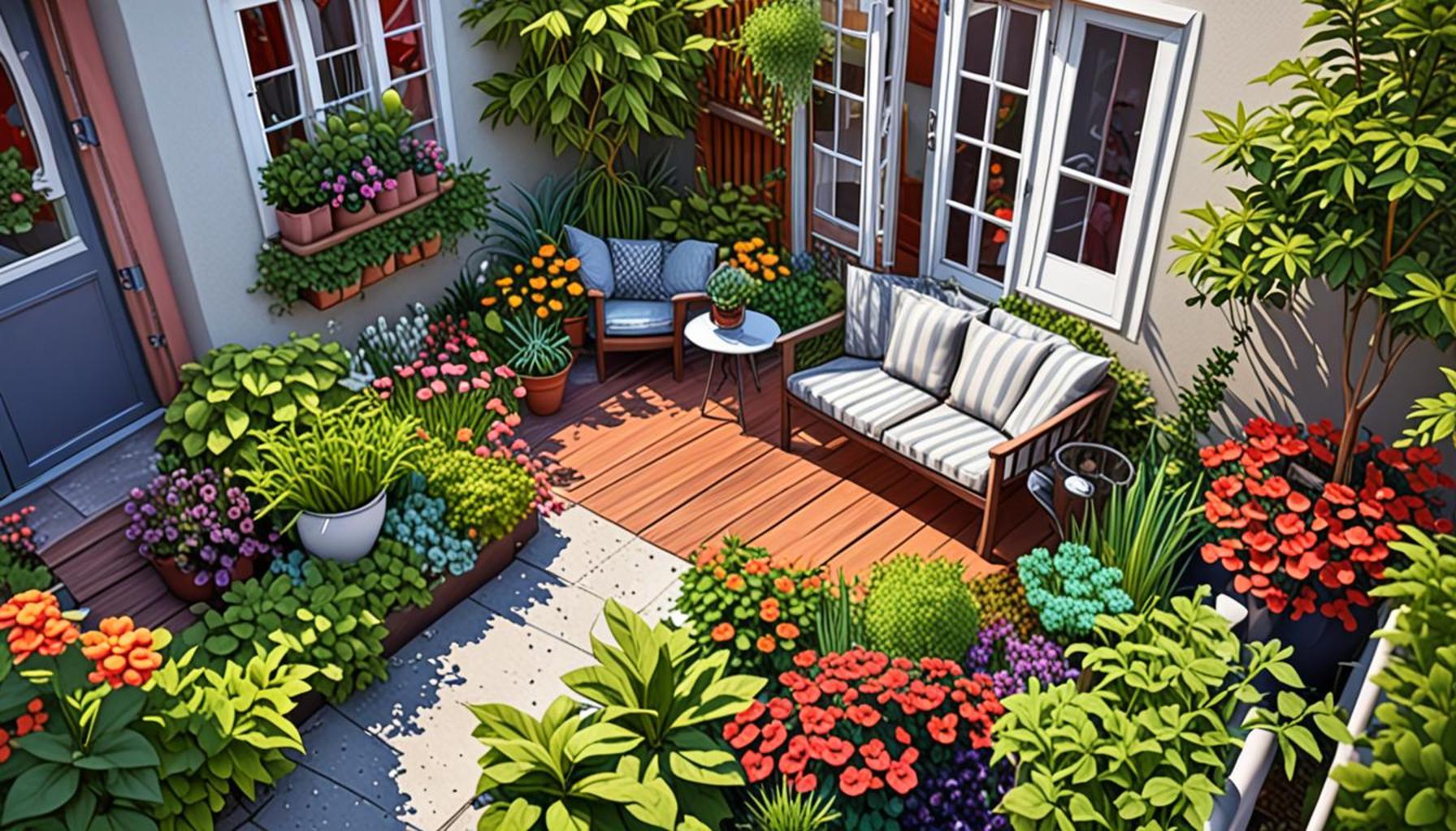 Design of Small Gardens: Maximizing Space in Urban Areas